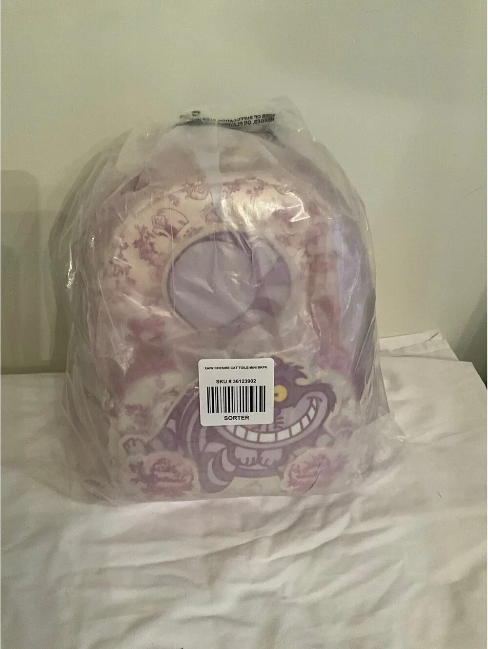 Loungefly Disney Alice in Wonderland Cheshire Cat Mini Backpack